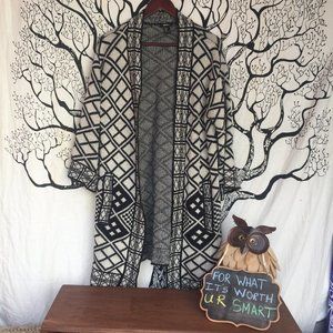 300-UR Brilliant ❤️~Black Diamond Cardigan